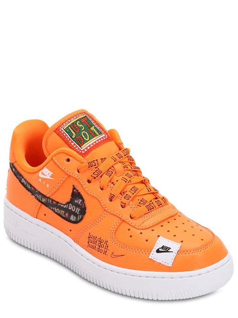 Orange Air Force 1 Shoes (1) 